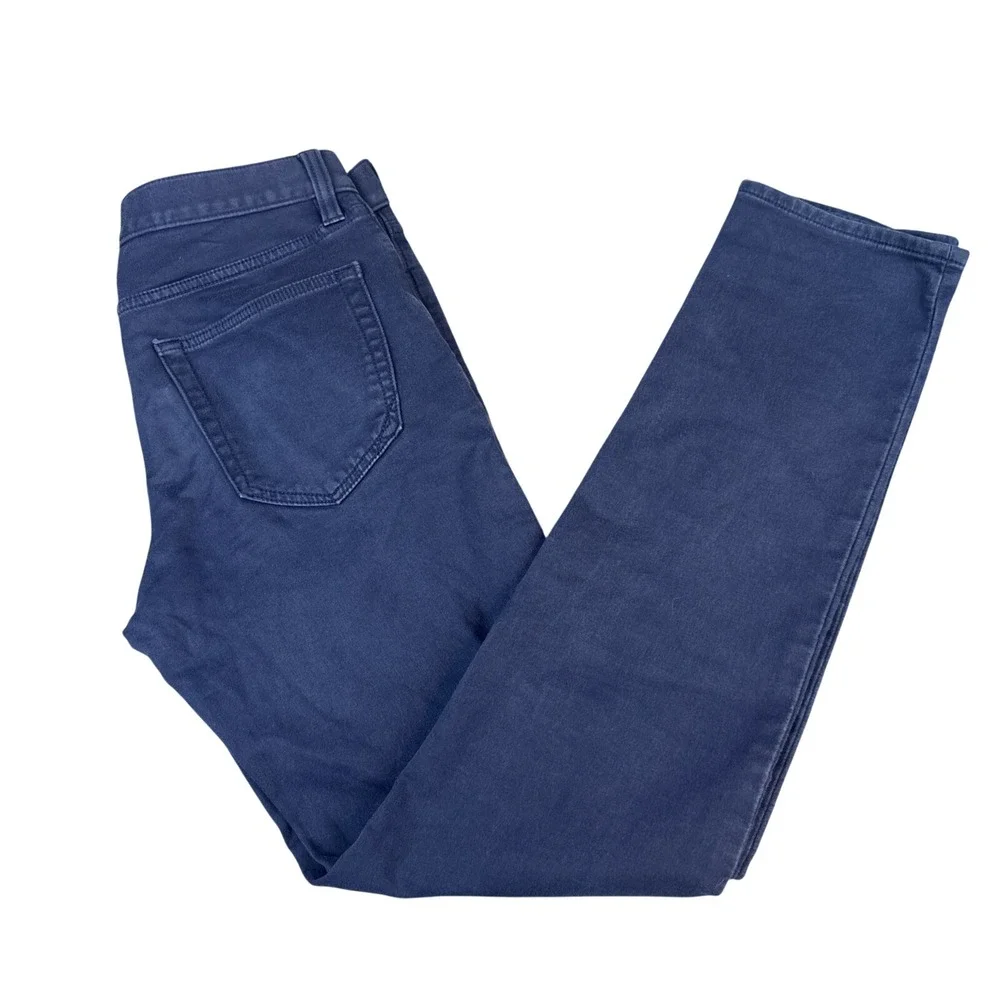 Banana Republic Traveler Pants Mens 30x32 Slim Fit Blue‎ Chino 5-Pocket Cotton